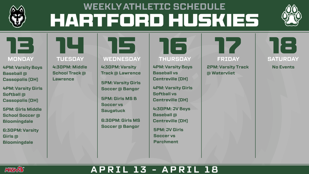 This Week in Athletics at HPS (Week of 4/13)