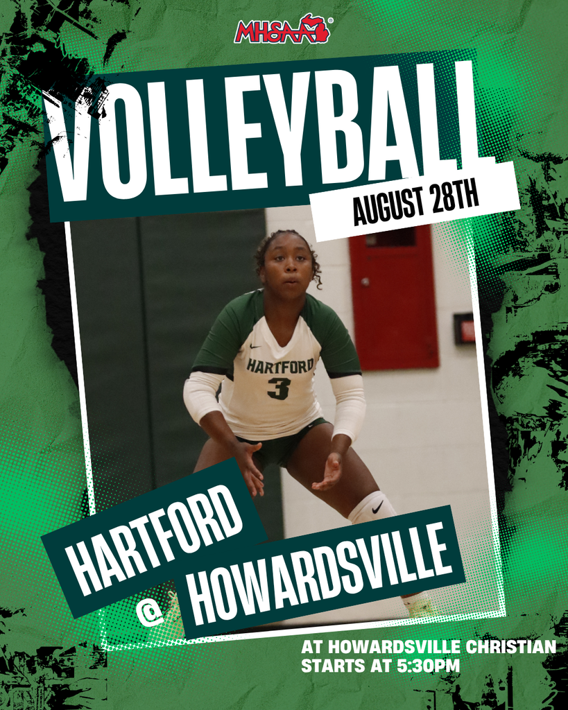 Volleyball: Hartford volleyball travels to Howardsville Christian on August 28. Match begins at 5:30 PM.