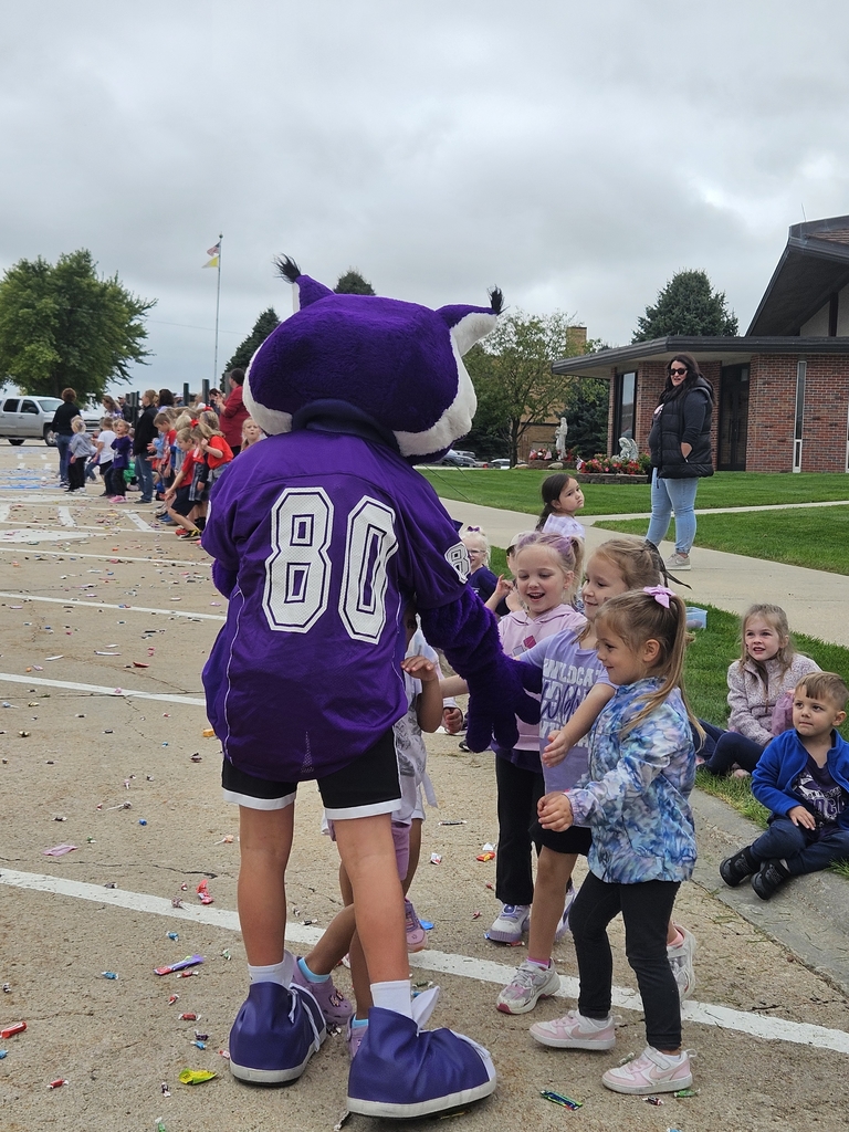 Willie the wildcat at the parade