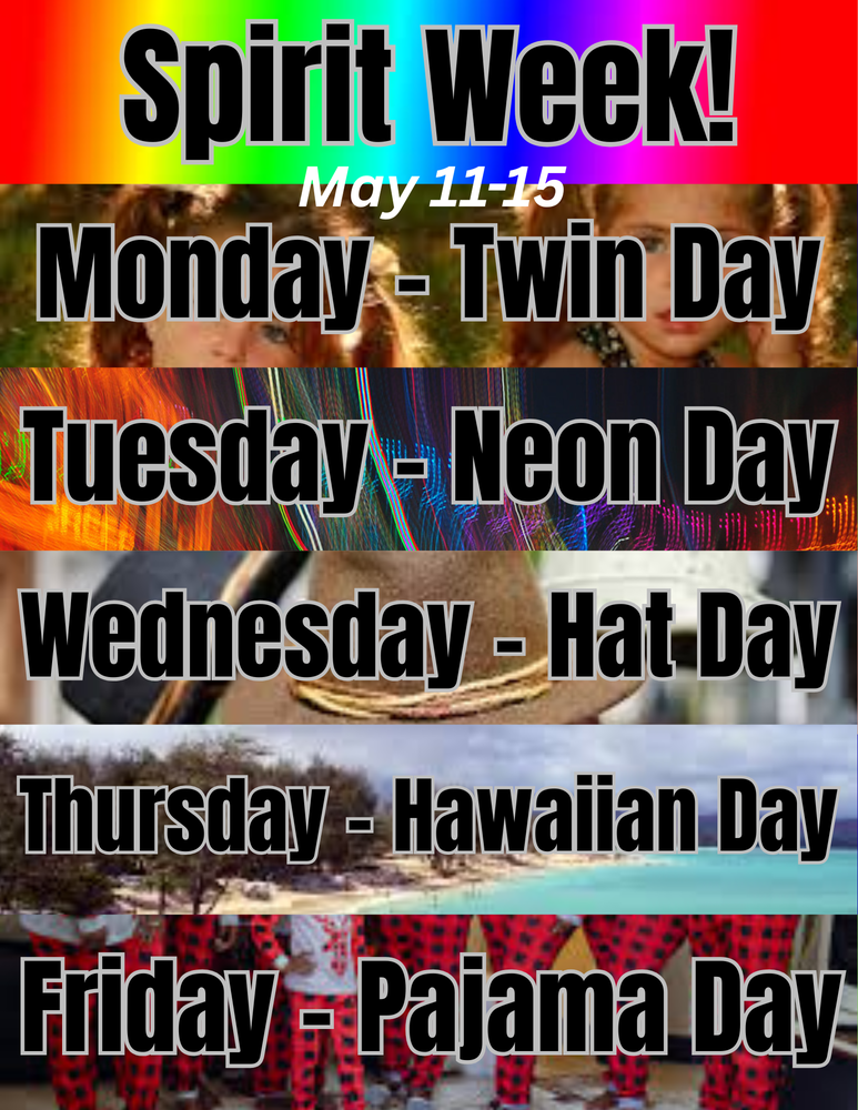 let's celebrate Spirit week