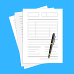 papers with a pen on top