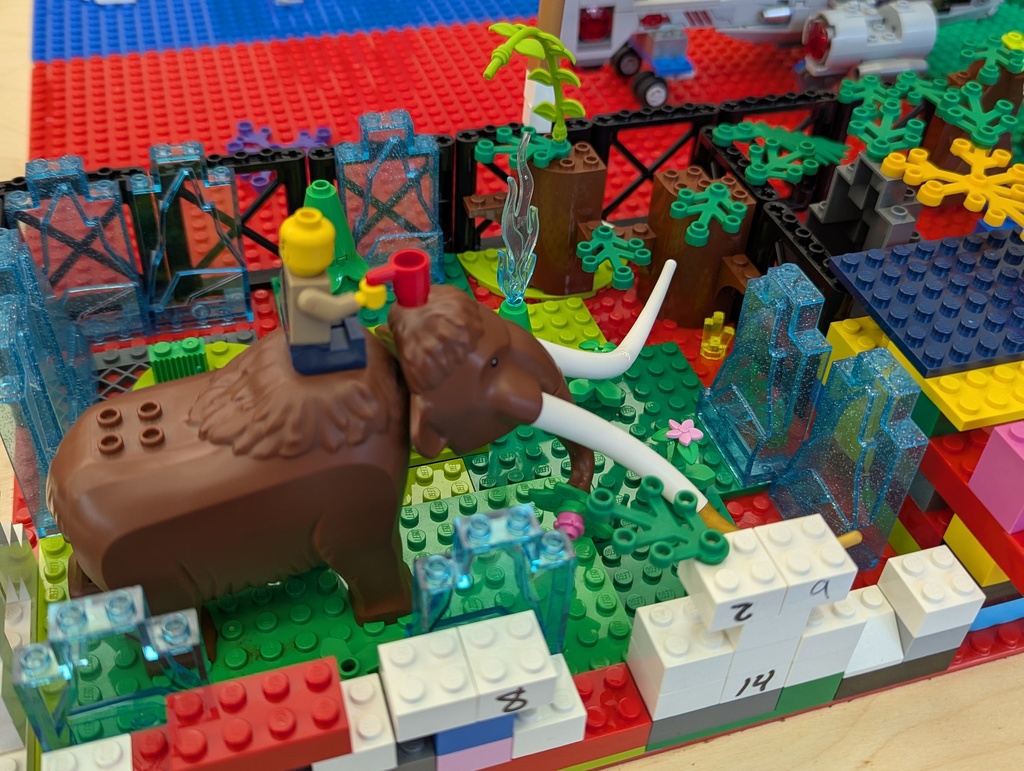 Wooly mammoth Lego
