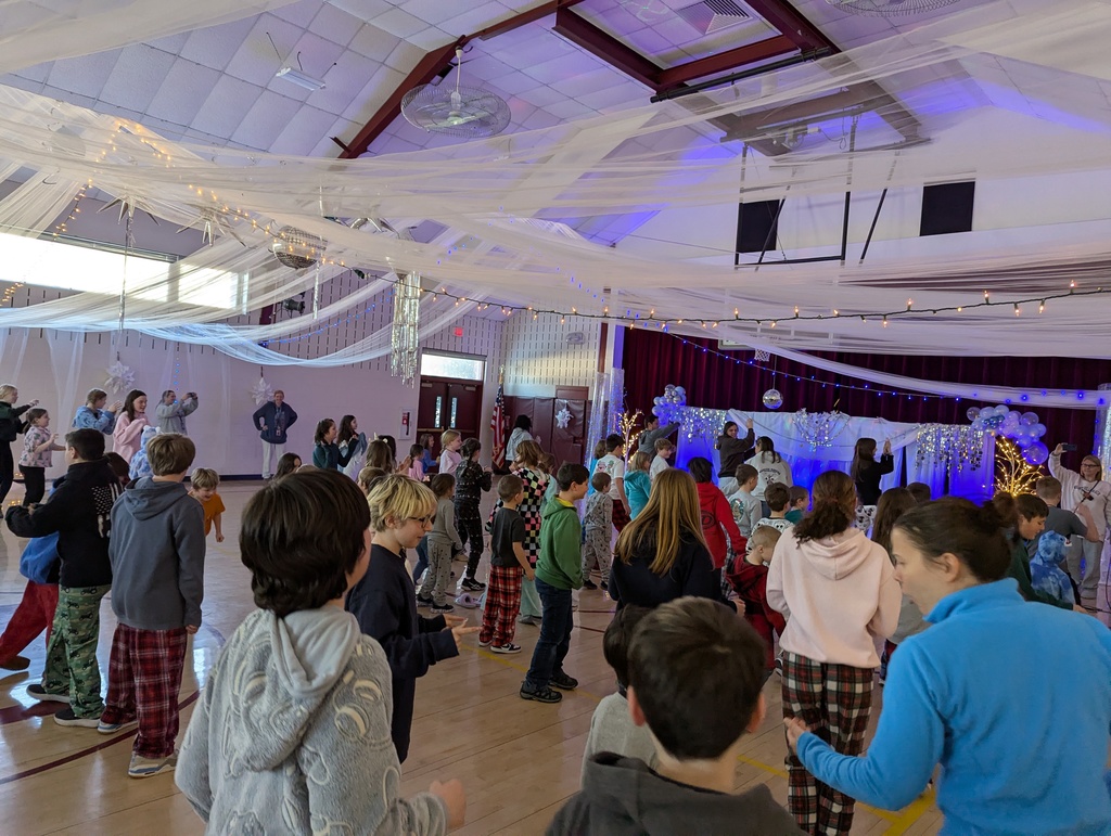 students dancing in gym