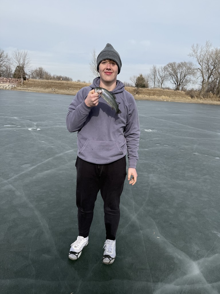 STEM students fishing