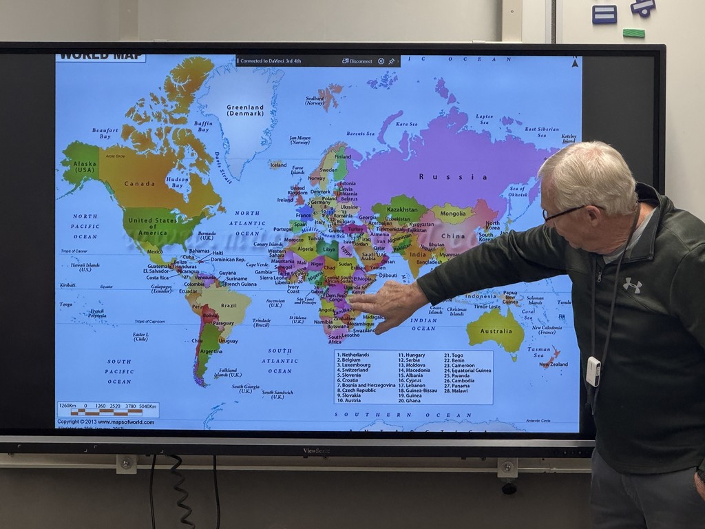 Dave Presenting on Tanzania