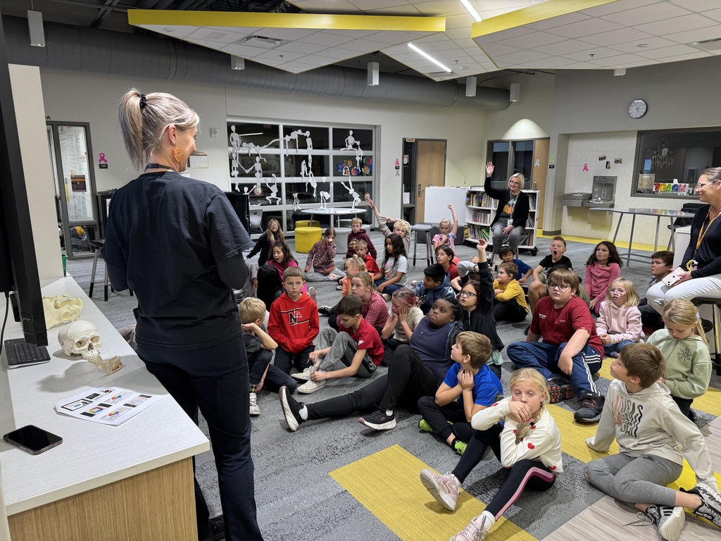 Dr. Stacy Carlin presenting on bones and nerves