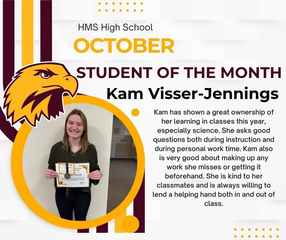 HS Student of the Month