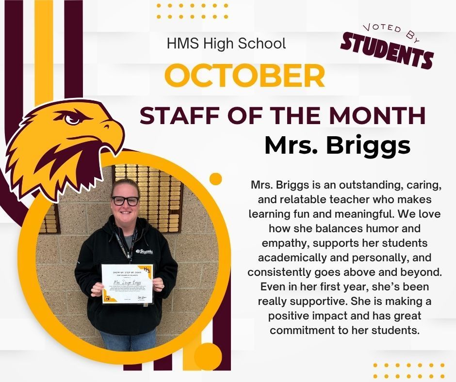 HS Student of the Month