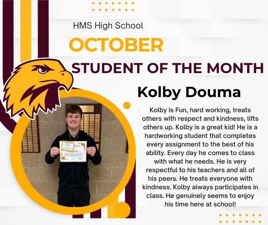 HS Student of the Month
