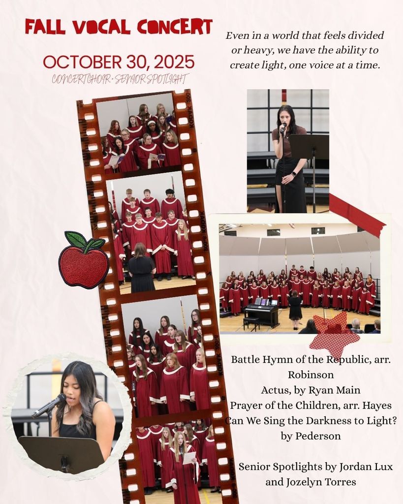 Fall Vocal Concert Re-Cap