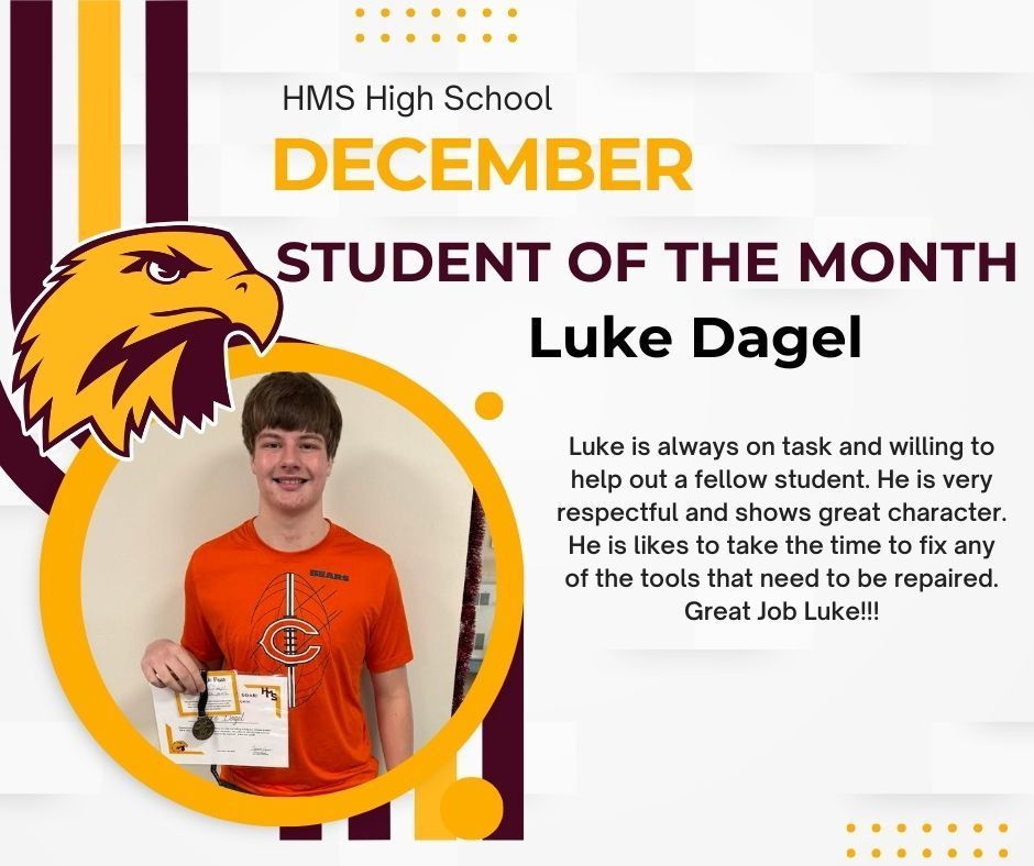 HS Student of the Month