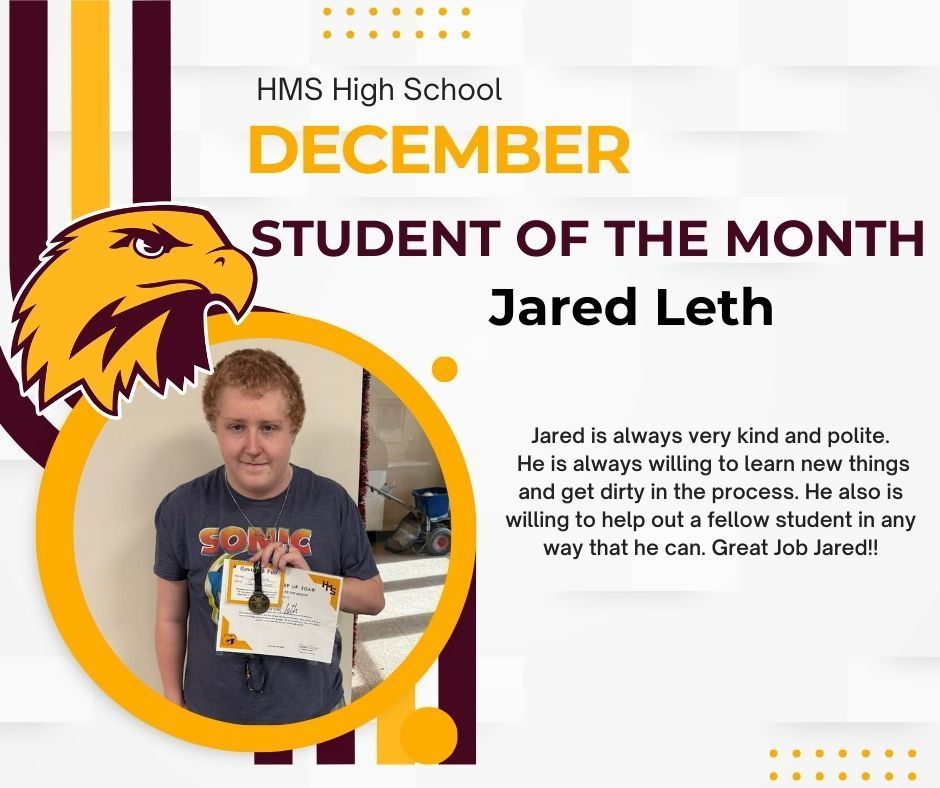 HS Student of the Month