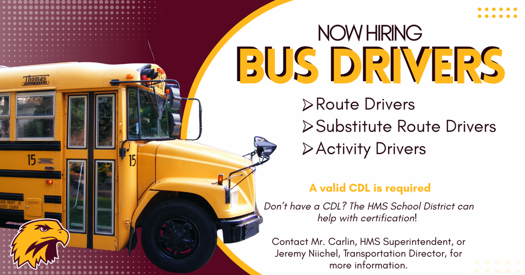 bus drivers needed