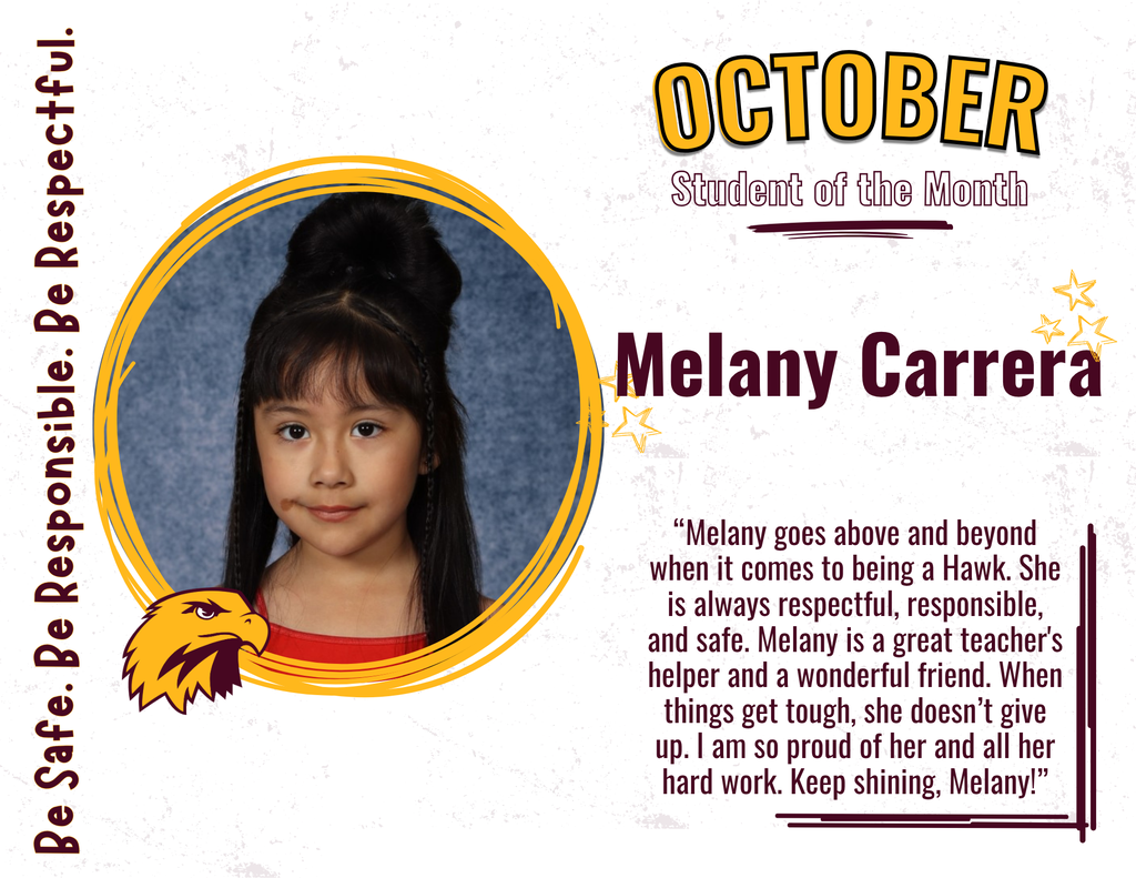 Elementary Student of the Month