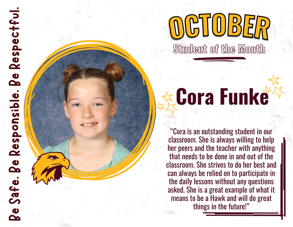 Elementary Student of the Month
