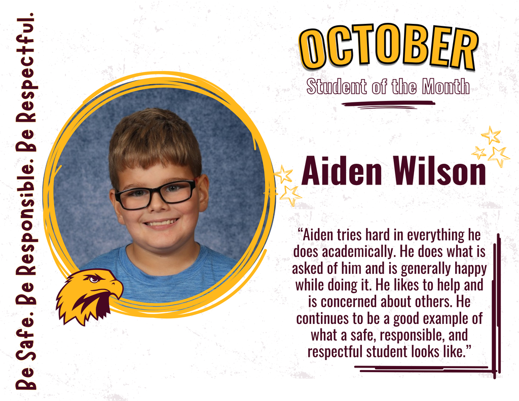 Elementary Student of the Month