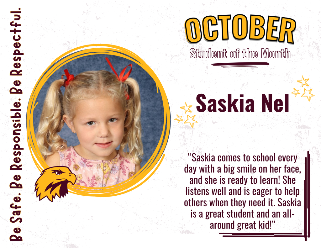 Elementary Student of the Month