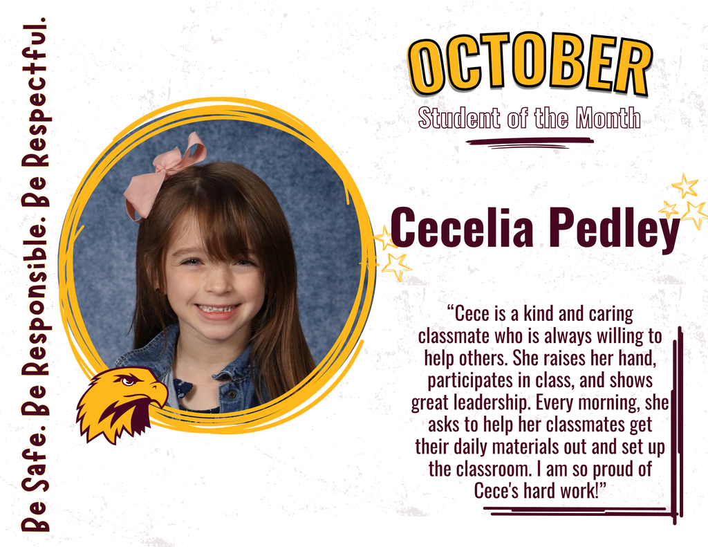 Elementary Student of the Month