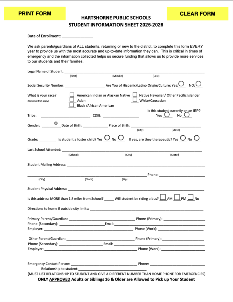 enrollment