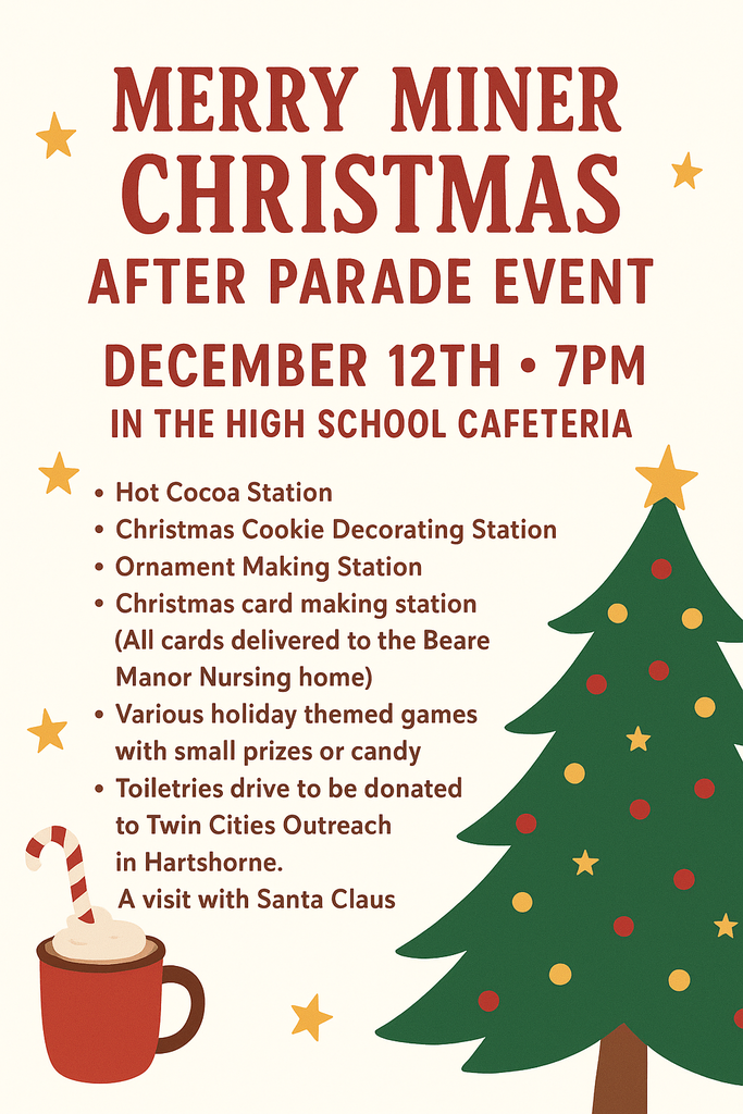 Merry Miner Christmas Flyer