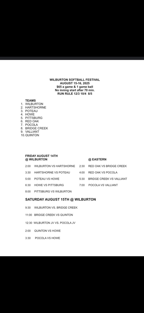 Wilburton Festival