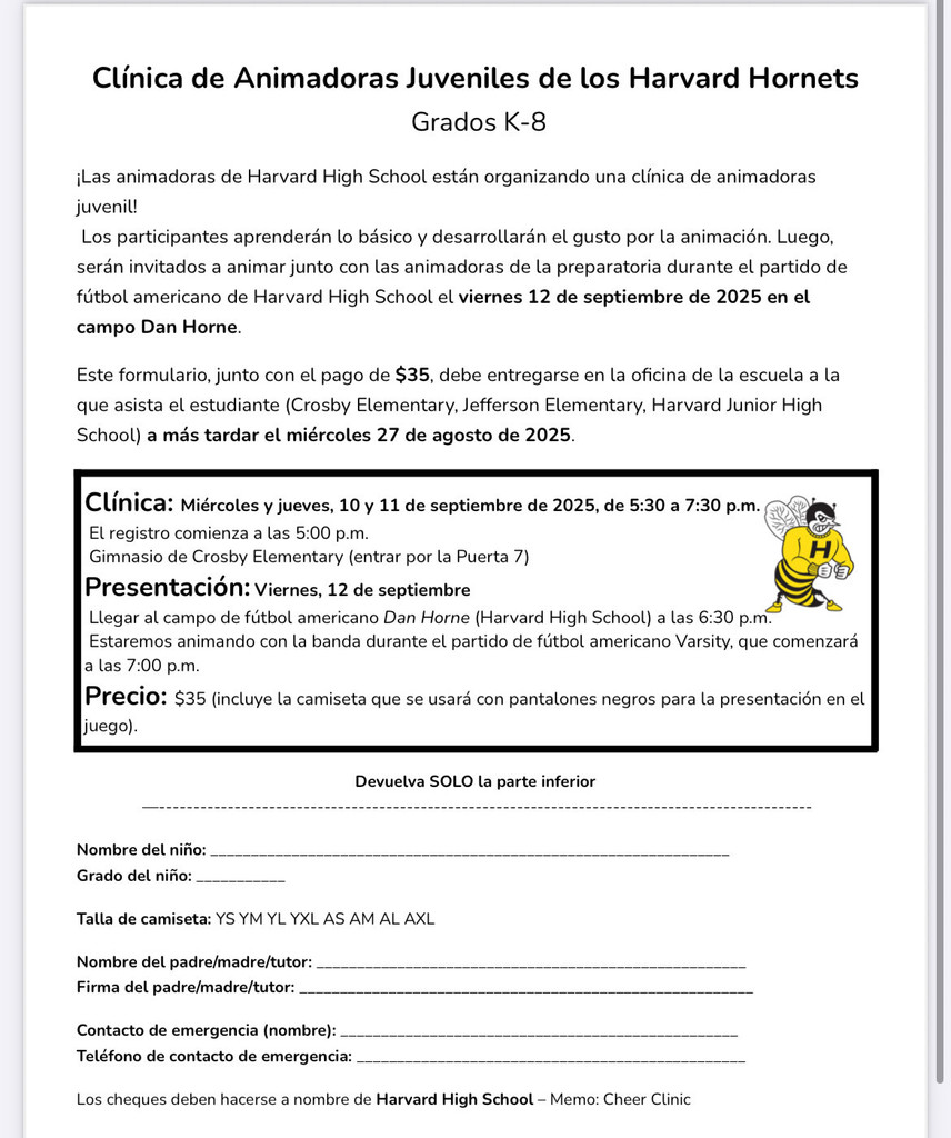 youth cheer clinic