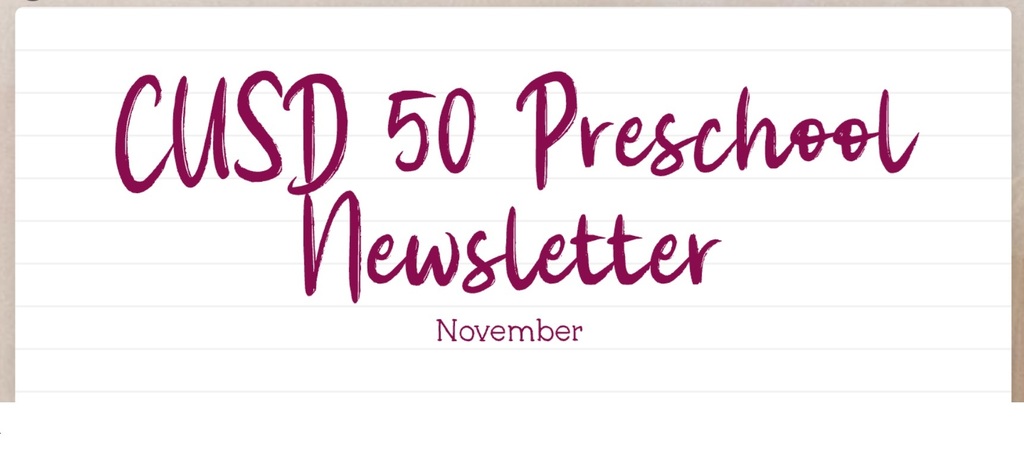 November Newsletter