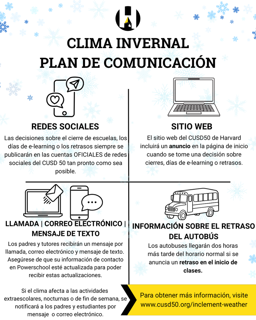 Winter Weather Comms Spanish