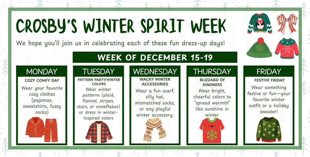 winter spirit week