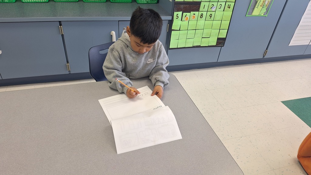 Kinder writing 