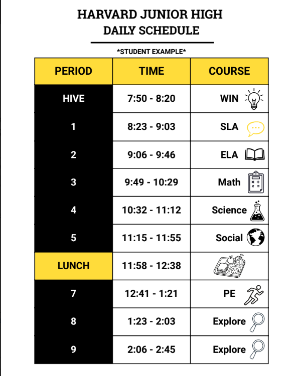 New Schedule