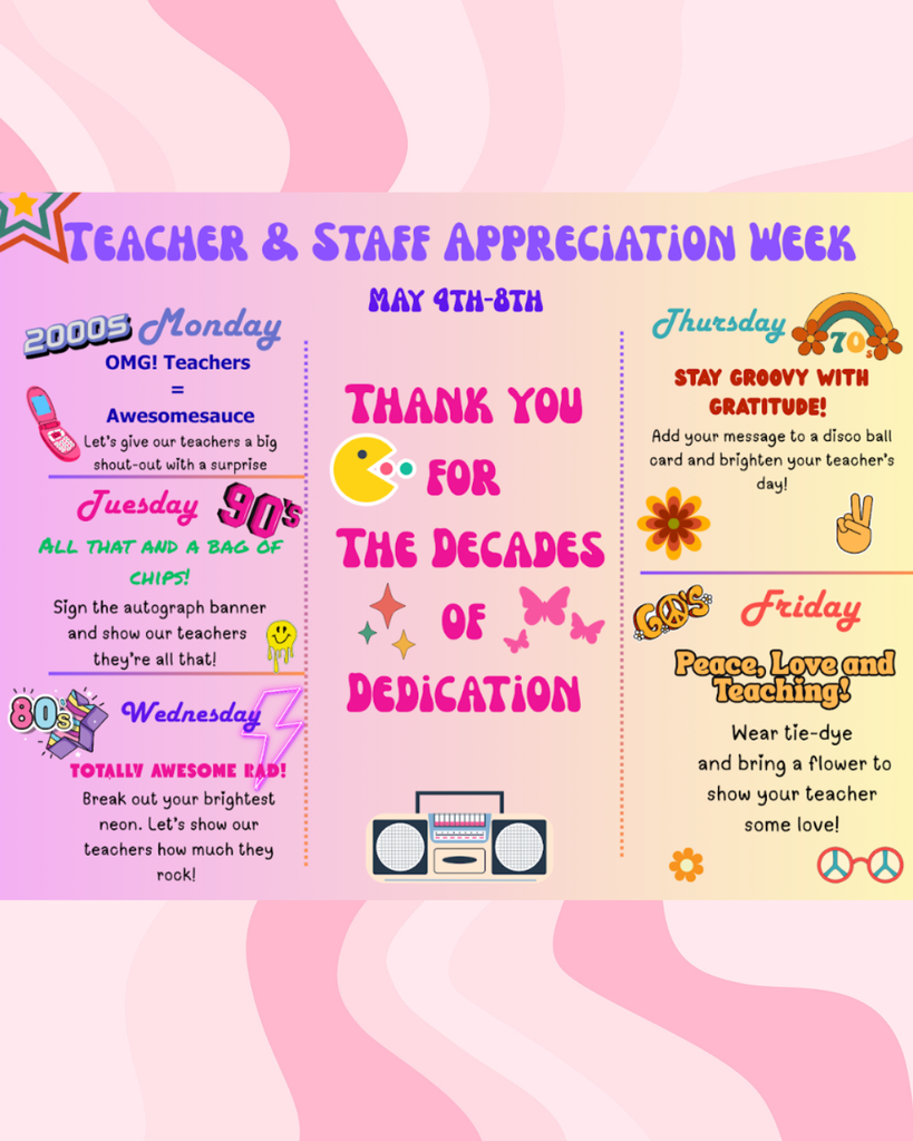 teacher/staff appreciation week