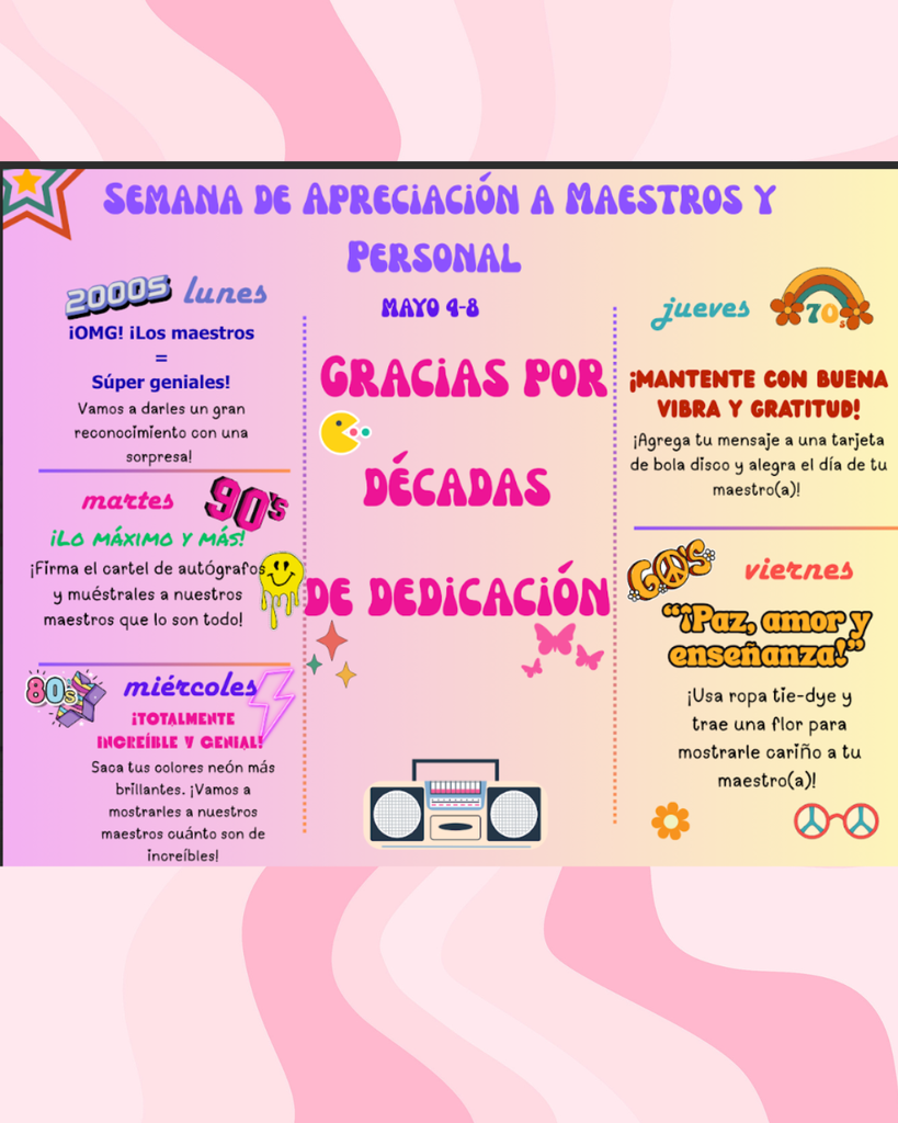 teacher/staff appreciation week