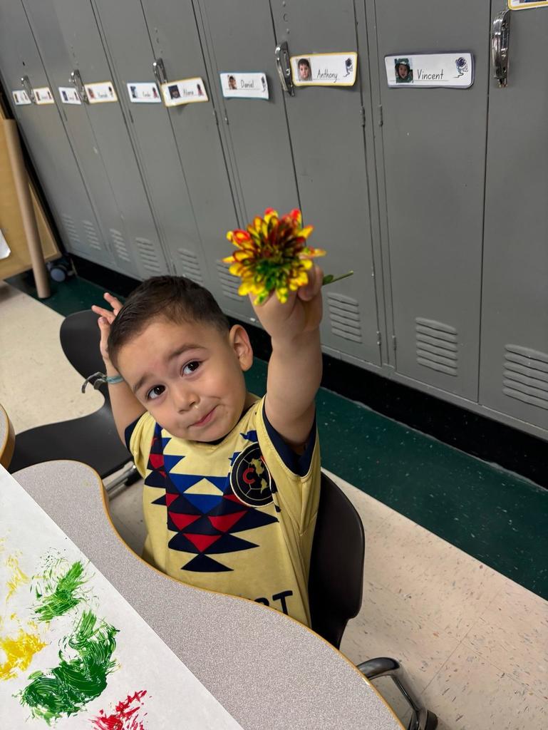 Paint with flowers