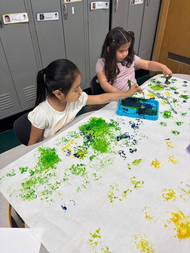 Paint with flowers