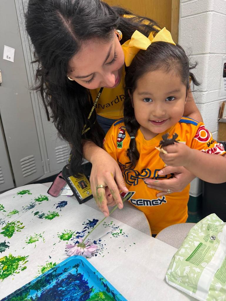 Paint with flowers