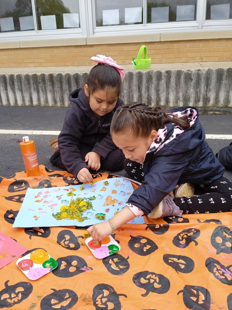 Paint with flowers