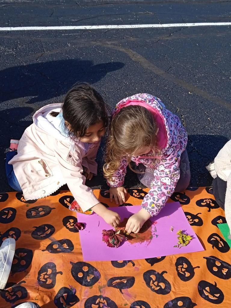 Paint with flowers