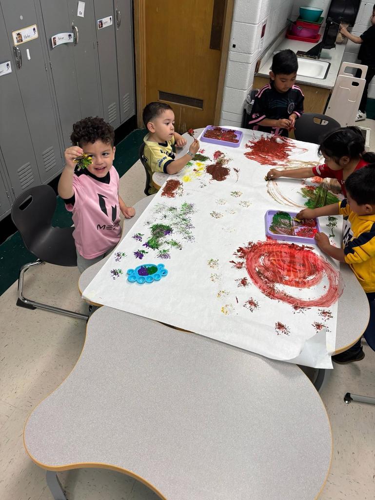 Paint with flowers