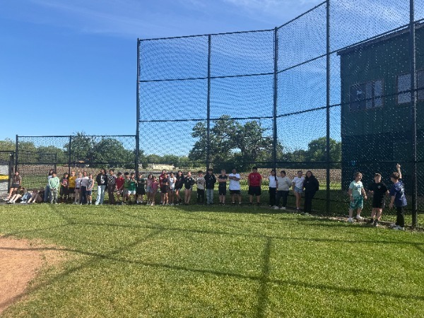 staff vs students kickball