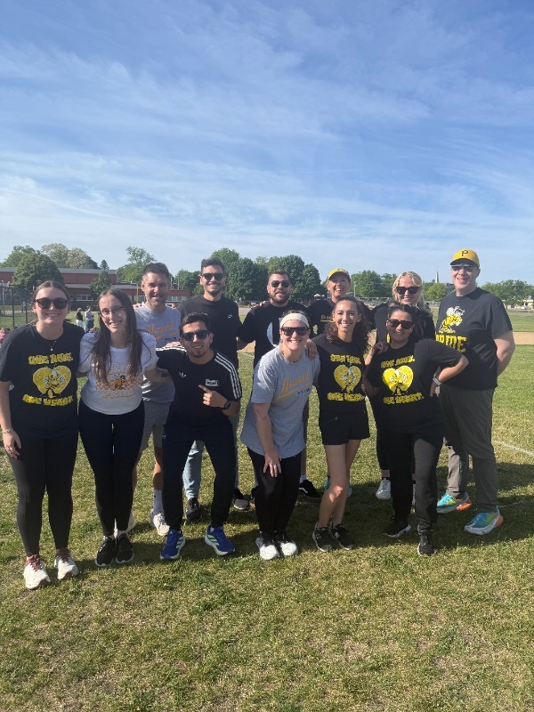 staff vs students kickball