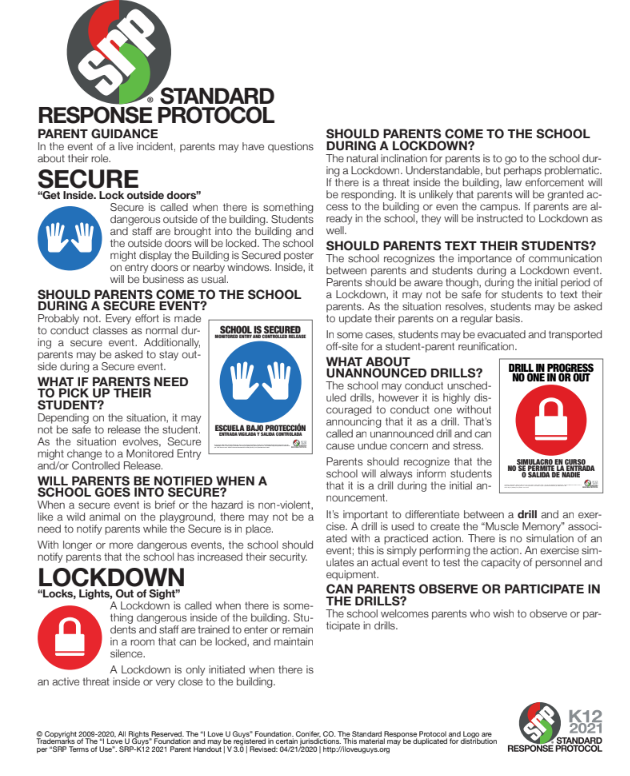parent information