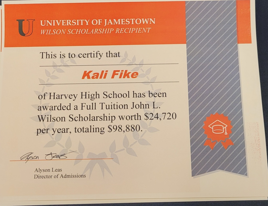 Certificate stating Kali's award