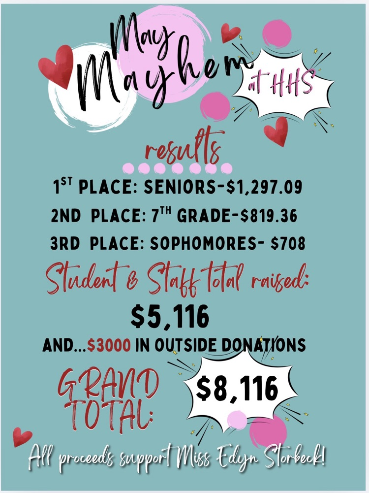 mayhem fundraiser totals