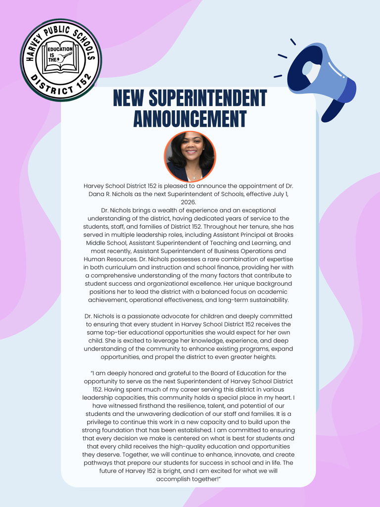 New Superintendent