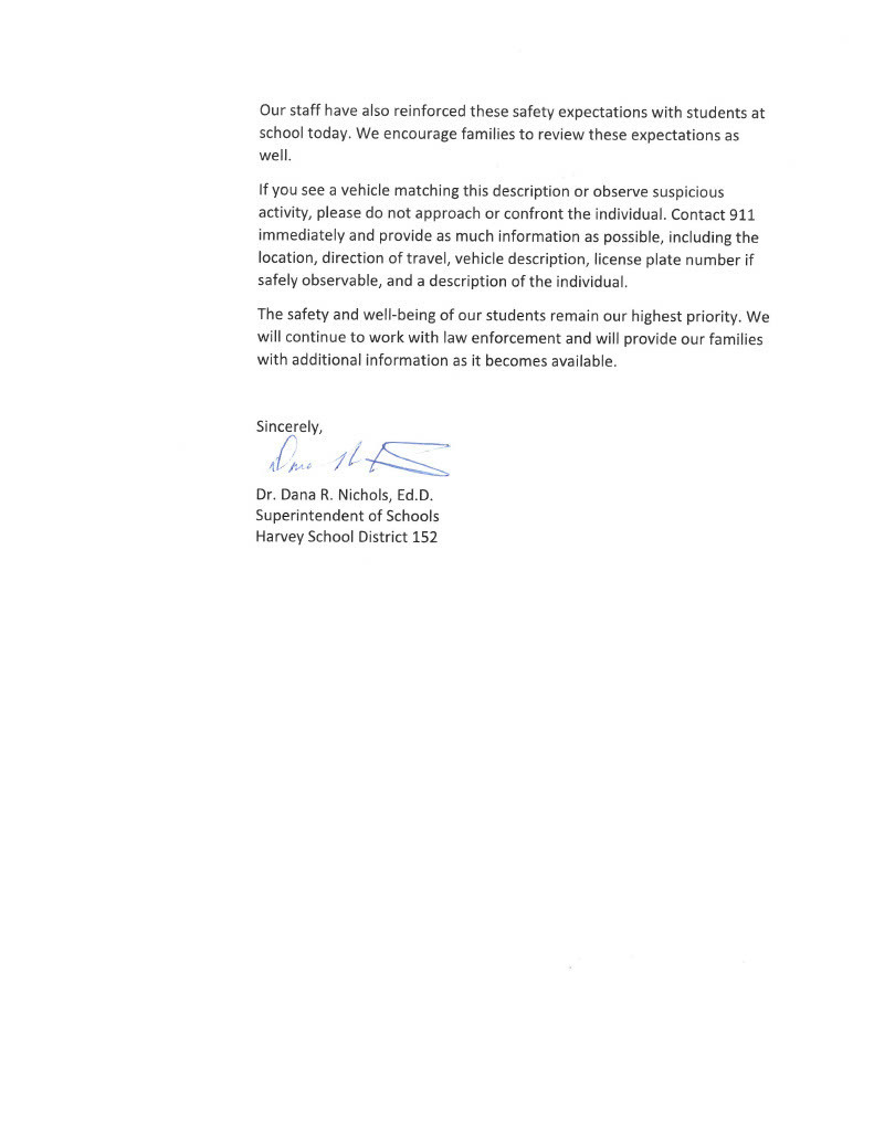 District Announcement