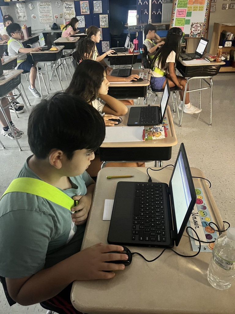 Student on Computer