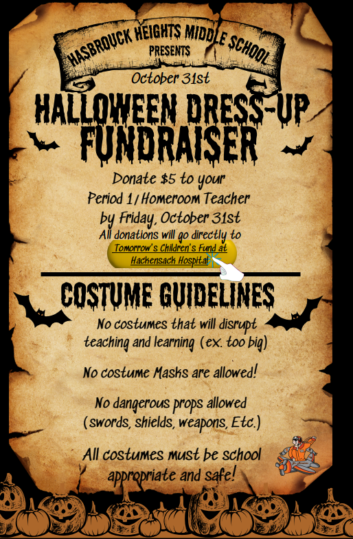 Halloween Dress Up Fundraiser