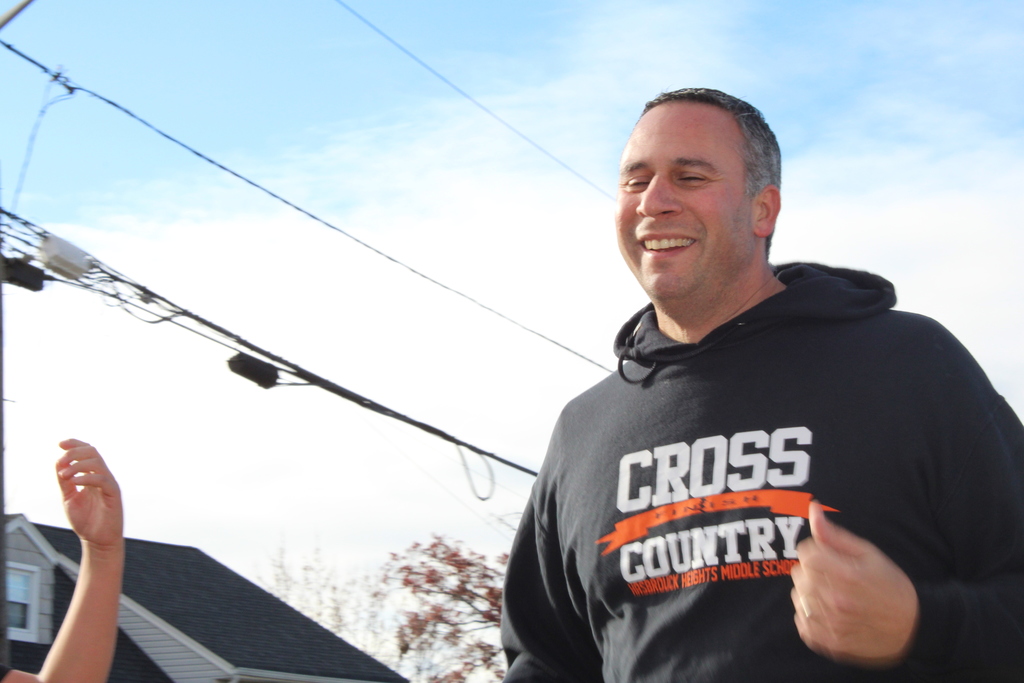 Mr. Mastro after finishing the race!