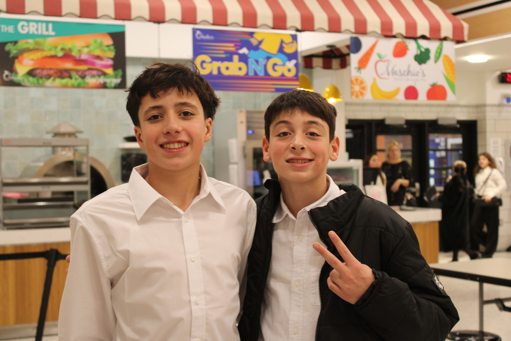 Students happily posing for a picture!